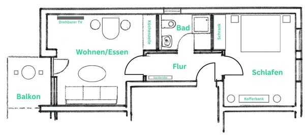 Grundriss Fewo Mondhalde